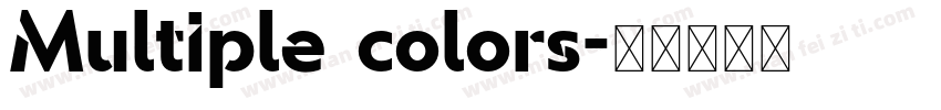 Multiple colors字体转换